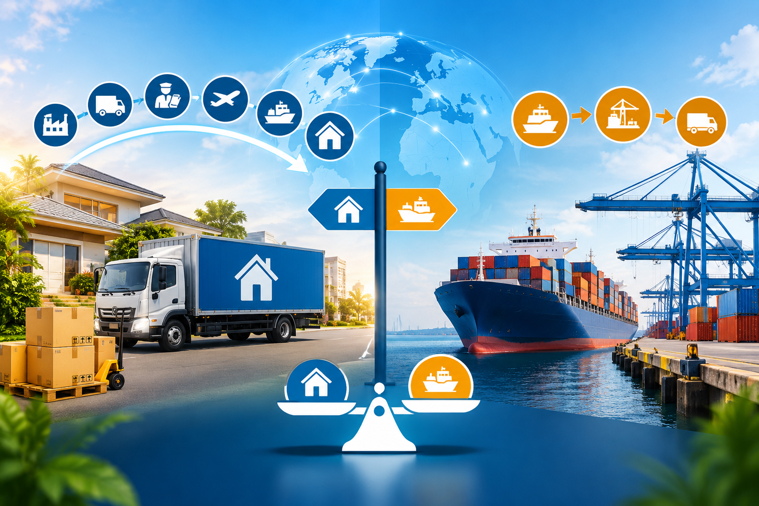 Door to Door vs Port to Port Shipping Which Is More Cost Effective for SMEs